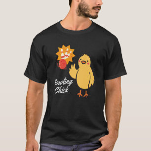 Bowling Chick Chicken Chick T-Shirt