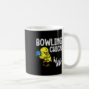 Bowling Chick Lustiger Bowler Frauen Mädchen Kinde Kaffeetasse