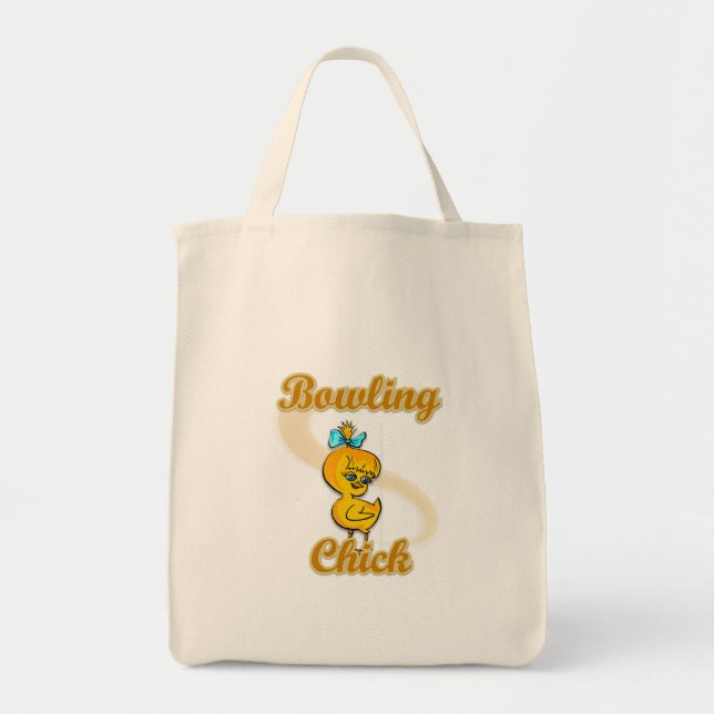 Bowling Chick Tragetasche (Vorne)