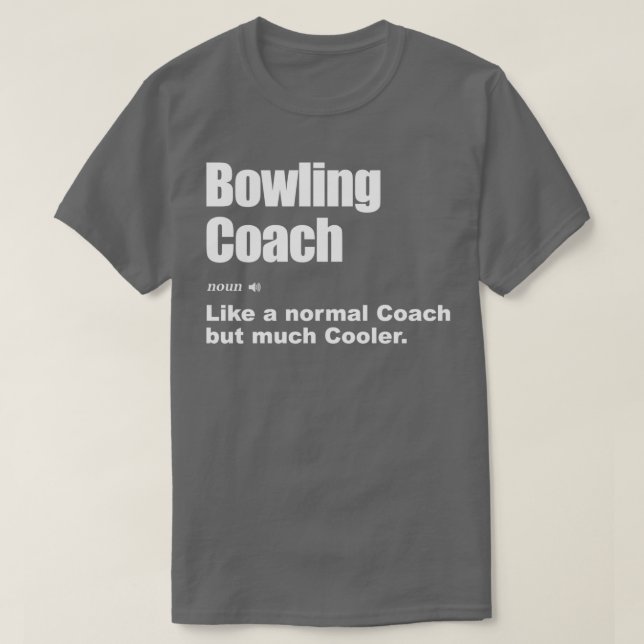 Bowling Coach Classic TShirt (Design vorne)