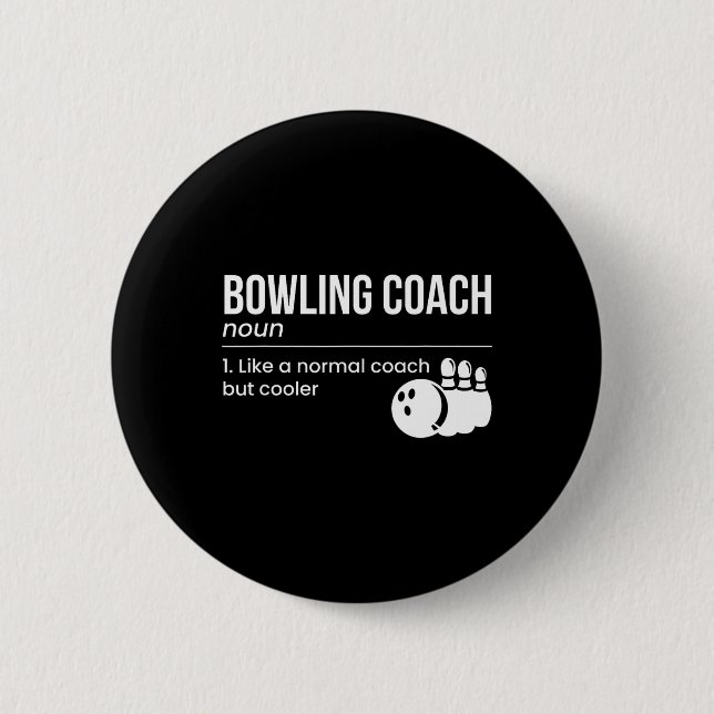 Bowling Coach Definition Button (Vorderseite)