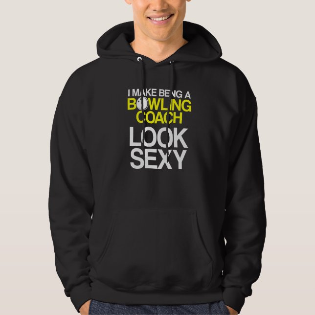 Bowling Coach Player Team Instructor 33 Hoodie (Vorderseite)