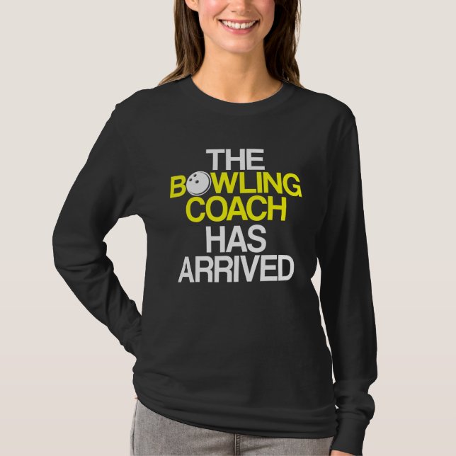 Bowling Coach Player Team Instructor 4 T-Shirt (Vorderseite)