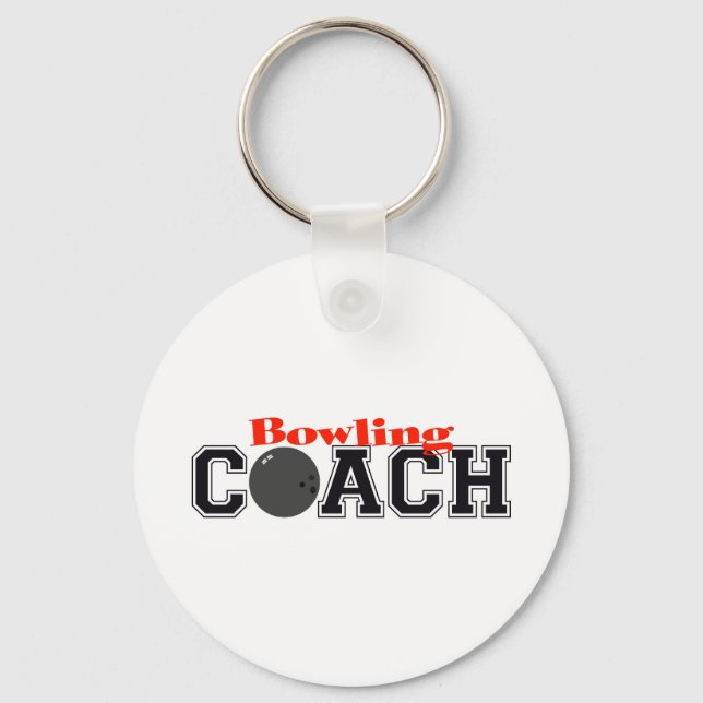 Bowling Coach Schlüsselanhänger (Vorderseite)