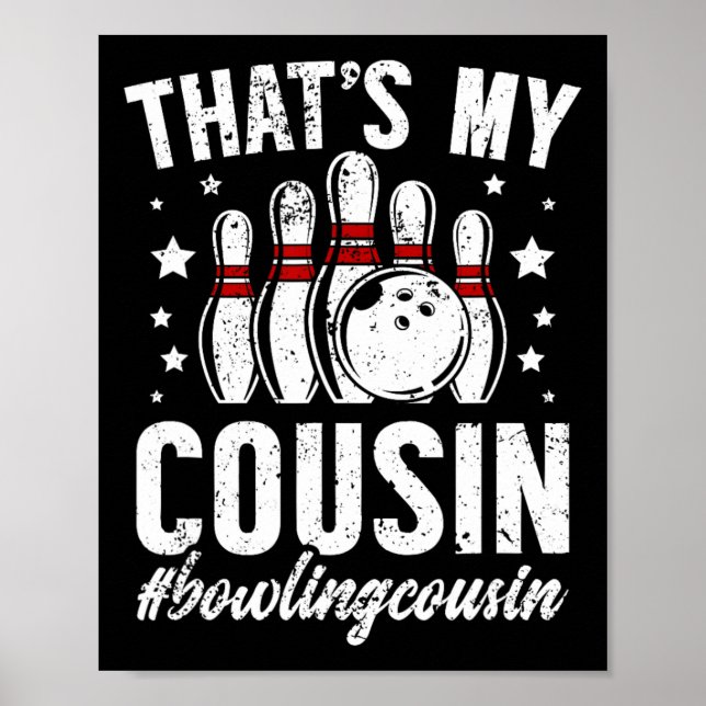 Bowling Cousin eines Bowler Bowling Cousin - Schwa Poster (Vorne)
