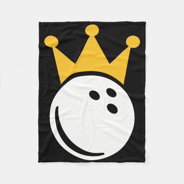 Bowling Crown Fleecedecke (Vorderseite)