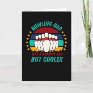 Bowling Dad - Cooles Vatertagsgeschenk Karte
