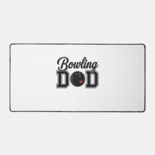 Bowling Dad Vintage Gravur Shirt Design_1 Schreibtischunterlage