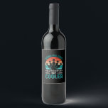 Bowling Dad Weinetikett<br><div class="desc">Bowling Dad</div>