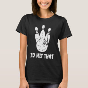 Bowling, dass ich das Strike Bowler Familie Matchi T-Shirt