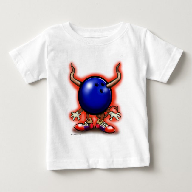 Bowling Demon Baby T-shirt (Vorderseite)