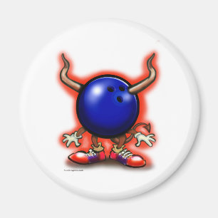 Bowling Demon Magnet