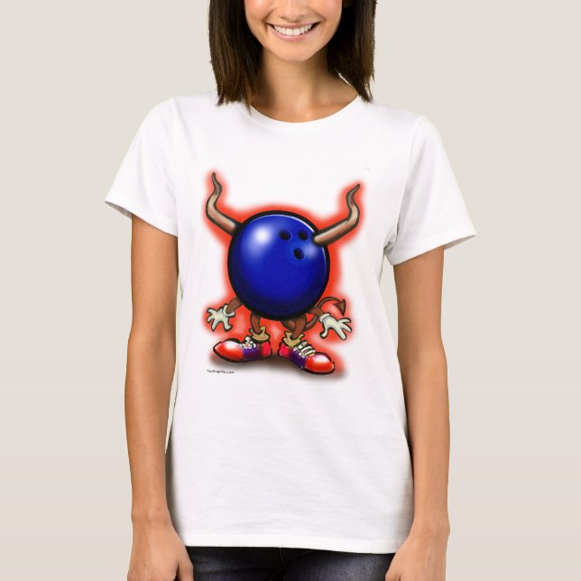 Bowling Demon T-Shirt (Vorderseite)