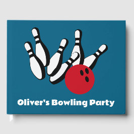 Bowling Design Gästebuch