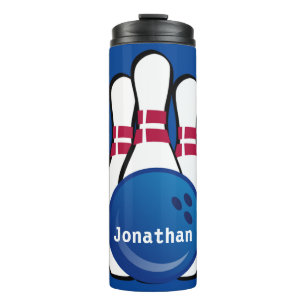 Bowling Design Thermal Tumbler Thermosbecher