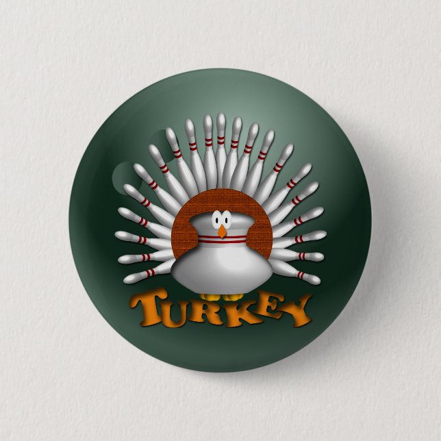 Bowling die Türkei Button (Vorderseite)