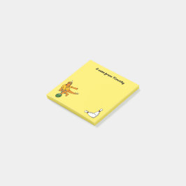 Bowling Dinosaurier Cartoon Personalisiert Bowlers Post-it Klebezettel