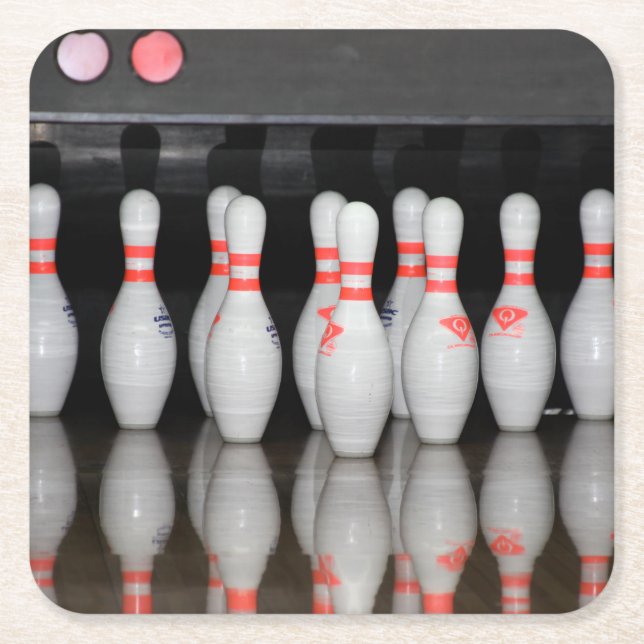 Bowling Drink Untersetzer (Vorderseite)