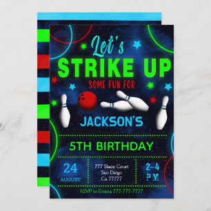 Bowling Einladung