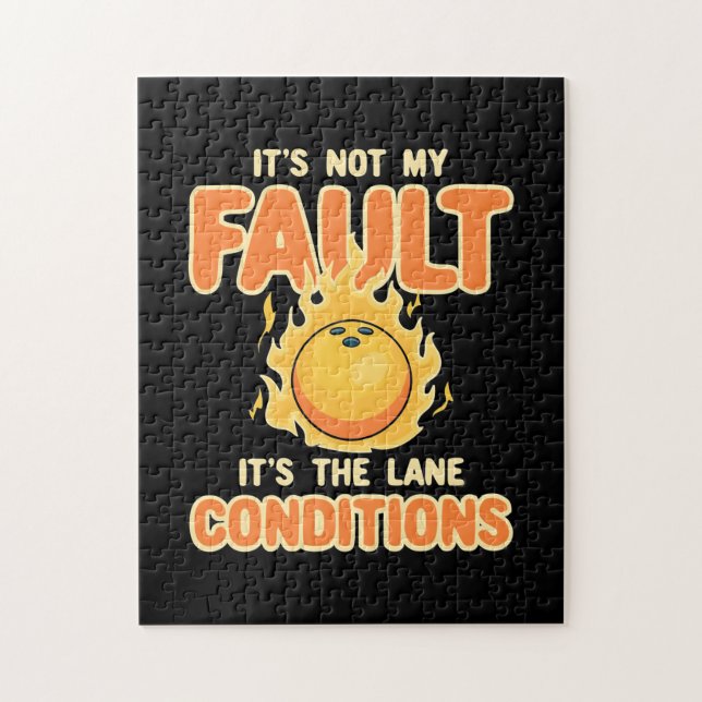 Bowling es sind die letzten Bedingungen Puzzle (Vertikal)