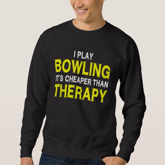 Bowling Evening Team Outfit Bowling Club Bowling P Sweatshirt (Vorderseite)
