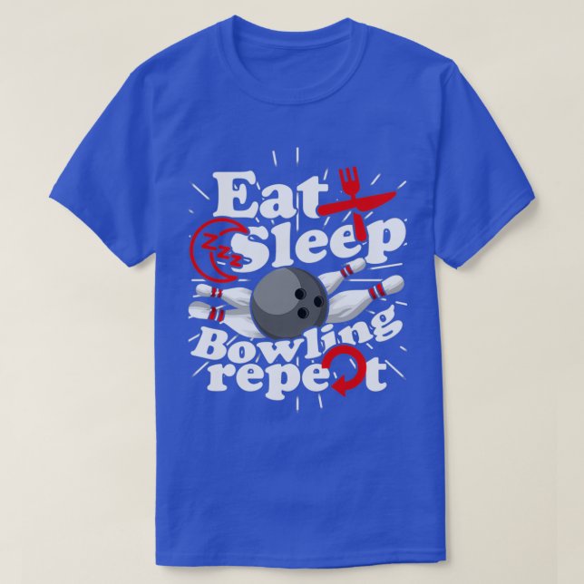 Bowling Everyday Kegel Strike Bowling Centre T T-Shirt (Design vorne)