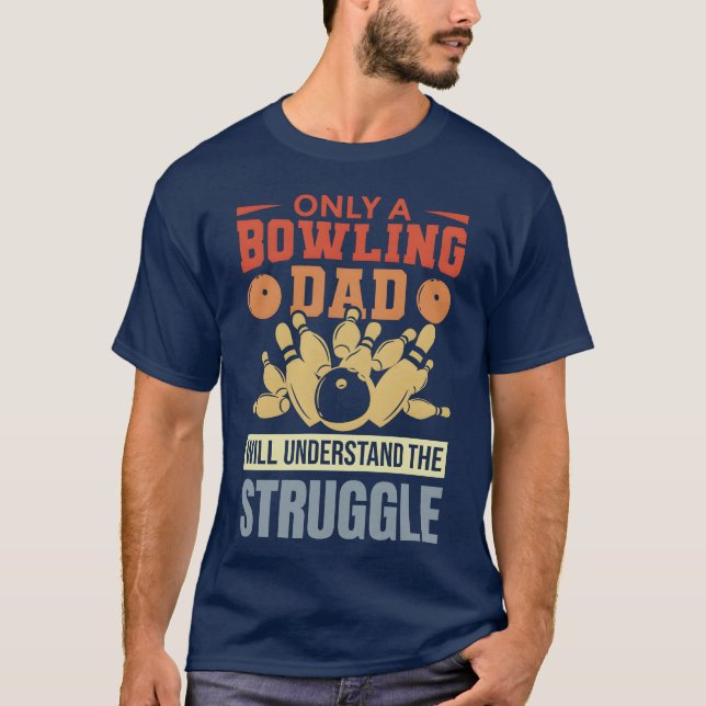 Bowling Father Girl T-Shirt (Vorderseite)