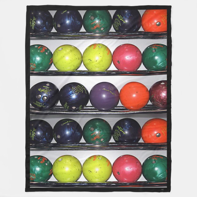 Bowling Fleece Blanket (Vorderseite)
