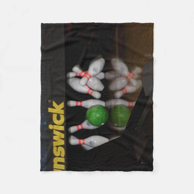 Bowling Fleece Blanket (Vorderseite)