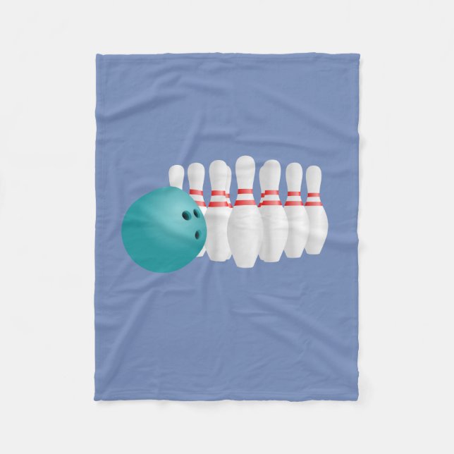 Bowling Fleecedecke (Vorderseite)