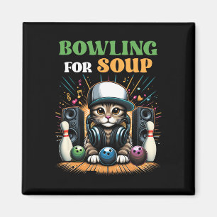 Bowling for Soup Music Cat Style Dj Cat Er trägt i Magnet
