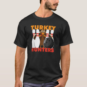 Bowling Funny Turkey Junters T Shirt
