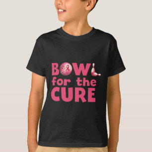 Bowling Für Die Heilung Bowling Brustkrebs Bowler T-Shirt
