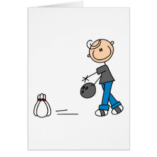 Bowling für eine Streik-Karte