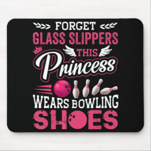 Bowling für Frauen Mädchen Kinder Mama Ehefrau Mousepad