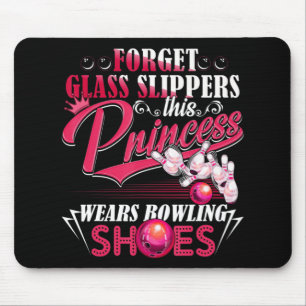 Bowling für Frauen Mädchen Kinder Mama Ehefrau Mousepad