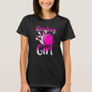 Bowling für Kinder Cool Bowler Girls Geburtstagspa T-Shirt