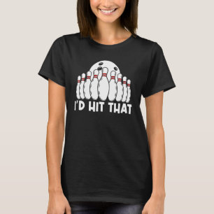 Bowling für Männer Frauen Bowling-Spiel Bowler Spi T-Shirt