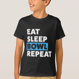 Bowling für Männer oder Vater essen Schlafboxen wi T-Shirt