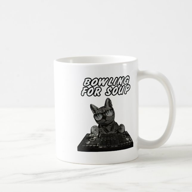 Bowling für Soup Music Cat Style Kaffeetasse (Rechts)