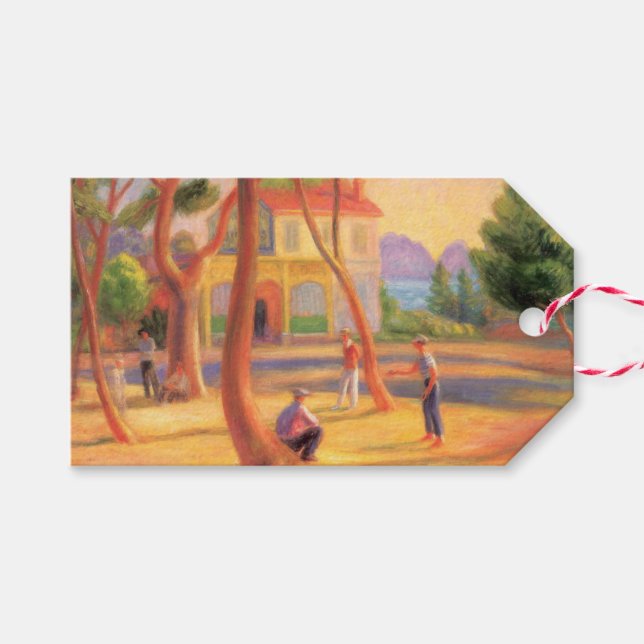 Bowling Game bei La Ciotat in Südfrankreich Geschenkanhänger (Vorderseite (Horizontal))