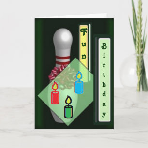 Bowling Geburtstagskarten Karte