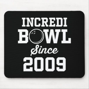 Bowling Geschenk für 13 Jahre alter Bowler 2009 13 Mousepad