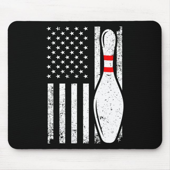 Bowling Gift Bowler Zubehör Bowling Team Stuff Mousepad (Vorne)