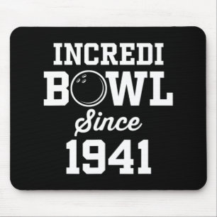 Bowling Gift für 81 Jahre alt Bowler 1941 81. Gebu Mousepad