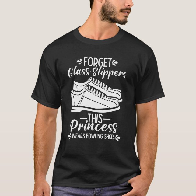Bowling Girl Princess Pin Bowler Strike Bowling Te T-Shirt (Vorderseite)