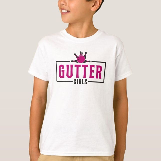 Bowling Girl Queen Princess Bowler Funny Gift Idee T-Shirt (Vorderseite)