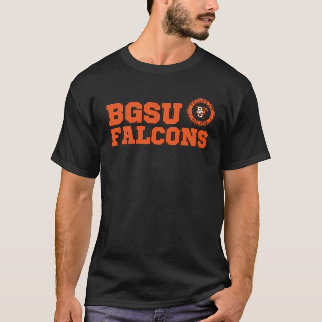 Bowling Green BGSU Falcons Block Text T-Shirt (Vorderseite)