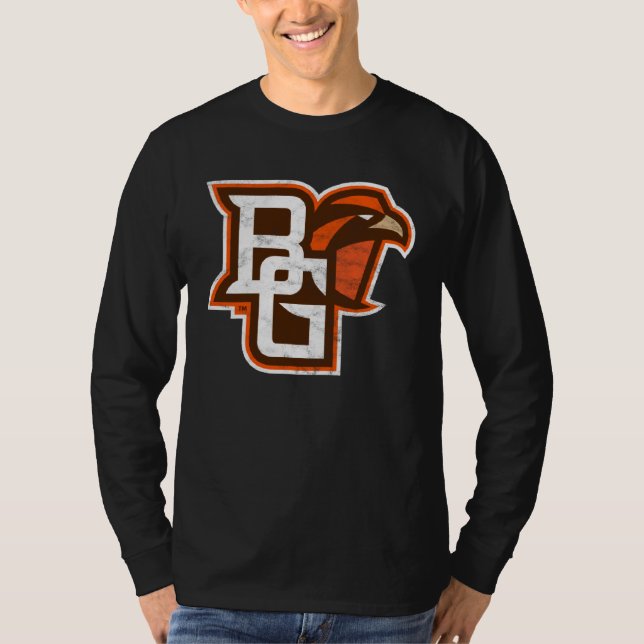 Bowling Green BGSU Falcons Distressed Primary T-Shirt (Vorderseite)