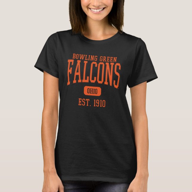 Bowling Green BGSU Falcons Est Date T-Shirt (Vorderseite)